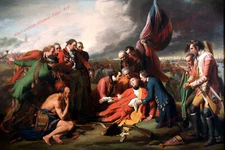 the Death of General Wolfe by West-Giclee Art Print Paper or Canvas