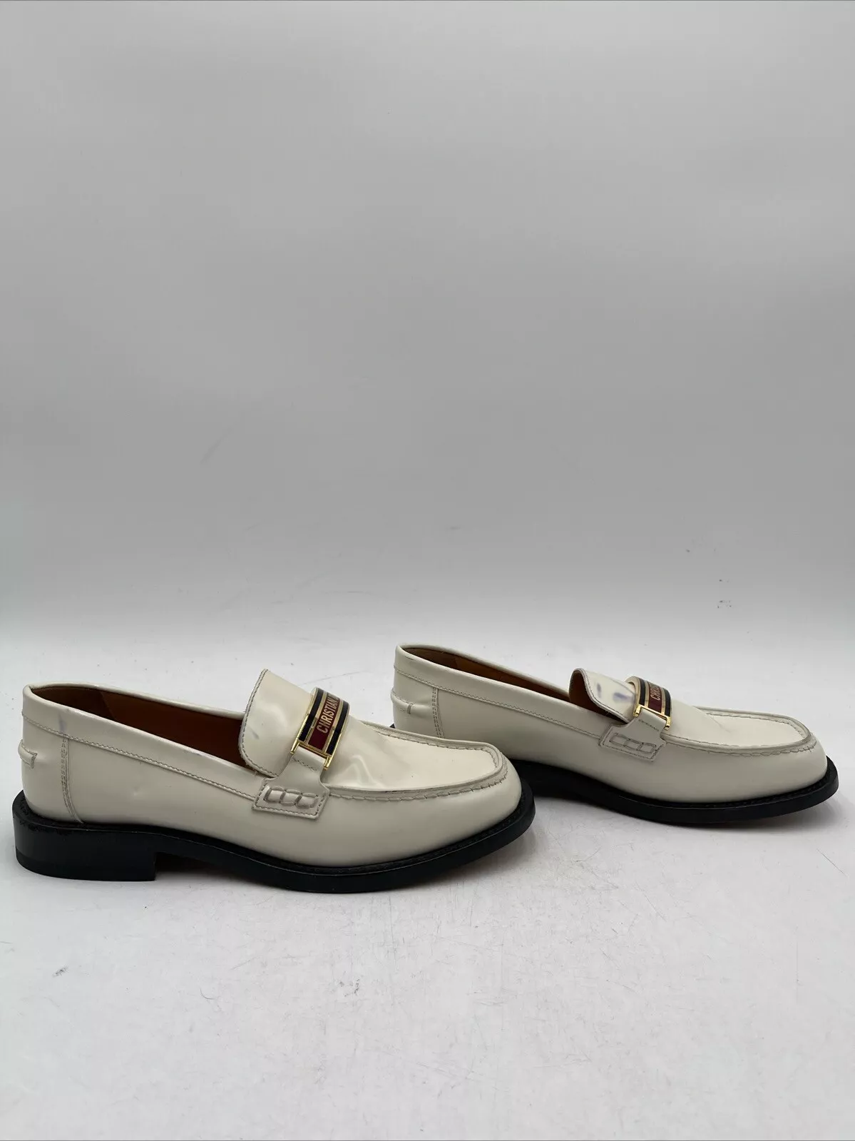 Mocassin blanc femme Christian Dior taille 37