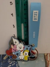 Round 1 BT21 Exclusive Keychain, Prize Gatcha BT21 BTS blue