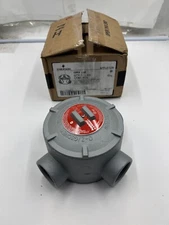 EMERSON GRX150 Appleton Explosion-Proof Conduit Outlet Box,Malleable Iron 1-1/2"