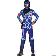 Kids Fortnite Polyester Jumpsuit Party Trooper Costume - Fun World