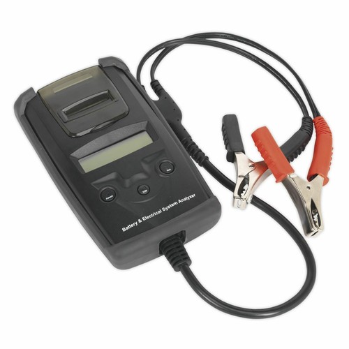 Sealey Digital Battery & Alternator Tester with Printer Test Garage - Picture 3 of 5