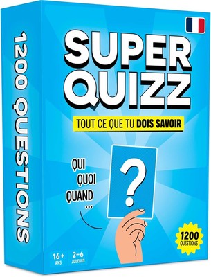 Super Quizz   Spiele für Erwachsene mit 1200 Fragen   Lustiges Brettspiel mit...