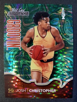 2022 Wild Card Alumination Groovin Pulsar Josh Christopher 61/75 RC # GG-28