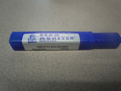 Ream Monster 0.3880'' Solid Carbide Straight Flute Chucking Reamer 500-0003880