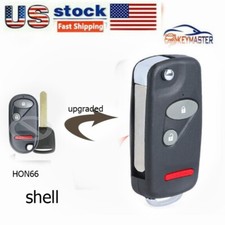Upgraded Flip Remote Key Shell Fob For Honda Civic Cr-v Element- Hon66 3t Upgraded Flip Remote Key Shell Fob For Honda Civic Cr-v Element- Hon66 3t