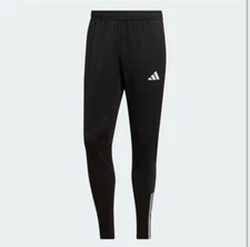 adidas men Tiro 23 Competition Training Pants Black / White Size S - NEW