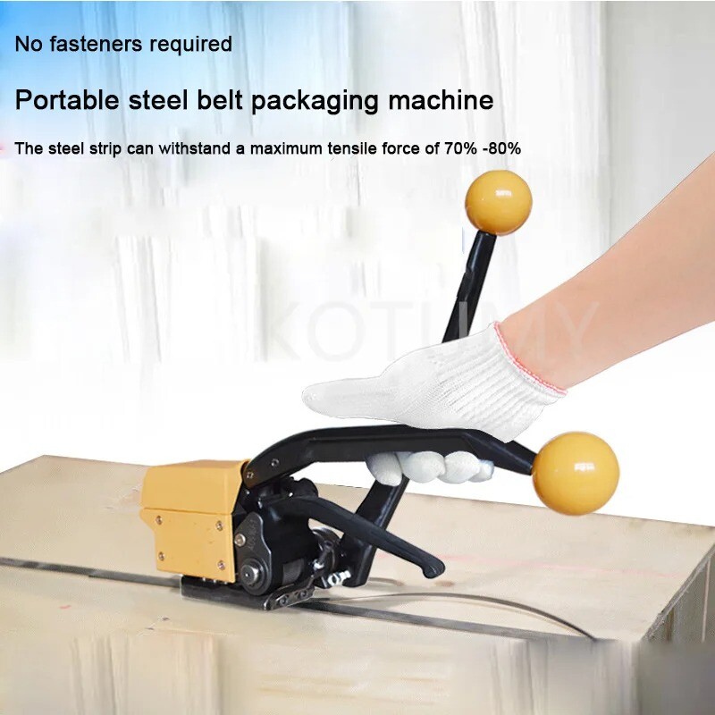 A333 Buckle Free Sealless Handheld Steel Strapping Machine