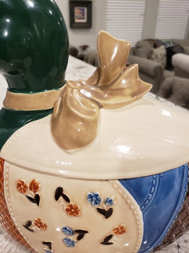 Vintage Mallard Duck Ceramic Cookie Snack Jar Made In Japan Kitchen Collectible - Picture 2 of 12