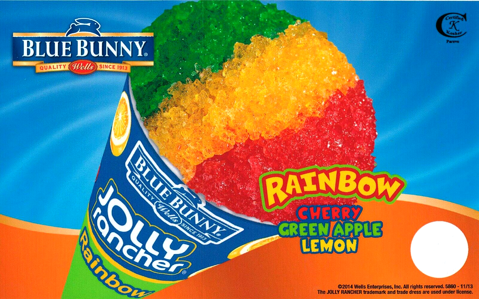 Rainbow Jolly Rancher Snow Cone Novelty Ice Cream Truck Sticker Decal 8 ...