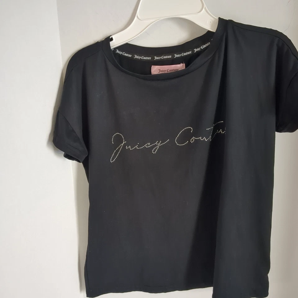 Juicy Couture Pajama/ Sleepwear Set XS Black And White  - Image 2 of 4