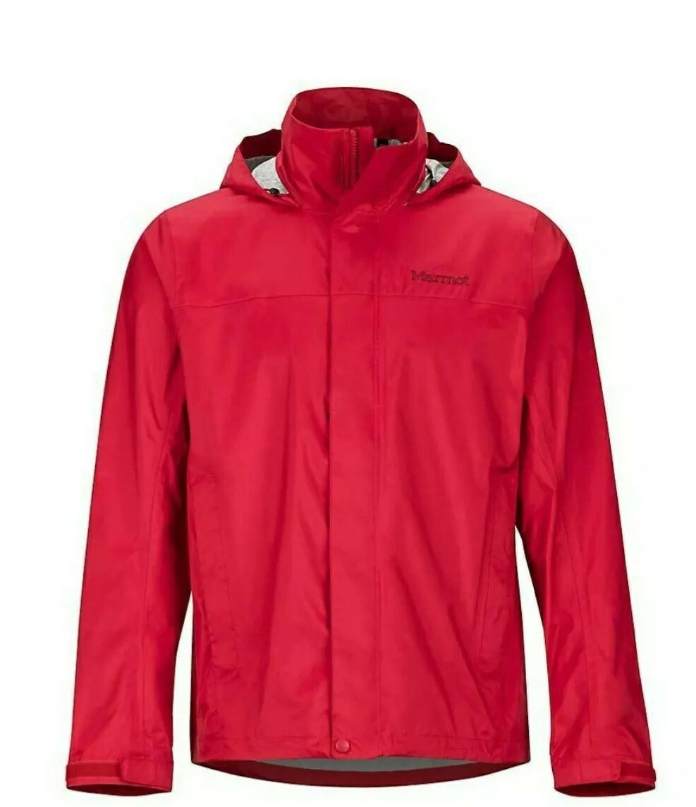 Men's Marmot PreCip Eco Jacket Team Red Size XL