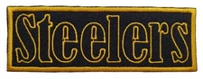 Steelers Text Football Embroidered Iron On Patch Roethlisberger