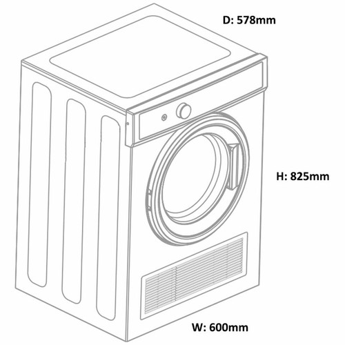 Fisher & Paykel Series 7 7kg Vented Dryer DE7060P2 - Picture 4 of 4