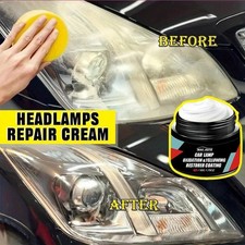 Car Headlight Restoration Polishing Kit - Scratch Remover Oxidation Cleaner