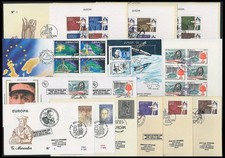 Collection année complète 61 FDC "EUROPA CEPT 1994 - Découvertes" 33 pays (EU199