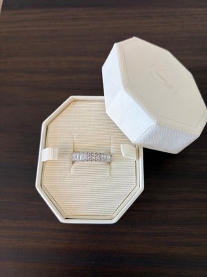Swarovski Matrix Eternity Ring Baguette Crystal Silver-Tone Size 58 US 8 NWT
