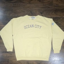 Vintage Made in USA Breezin’ Up Athletic Men's M Yellow Crewneck Sweatshirt