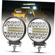 4 Inch LED Light Pods, 2 Pcs Round Tractor Work Light, Spot Flood round