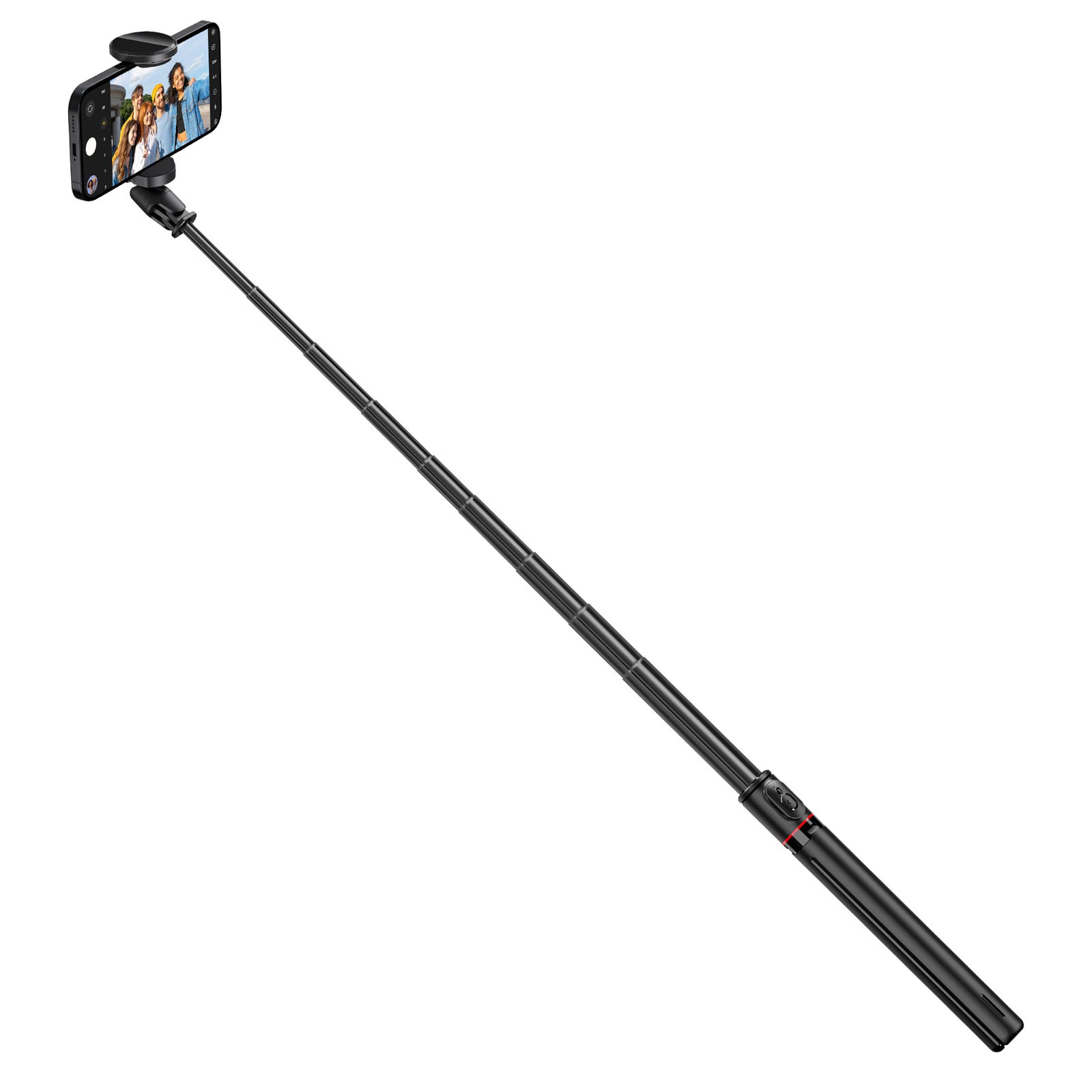 Trépied automatique et perche selfie télescopique avec télécommande Bluetooth - 2