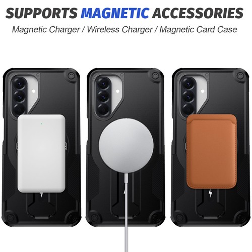 For Samsung Galaxy A26 5G Case Phone Cover w/Kickstand / Glass Screen Protector - Picture 20 of 60