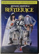 Beetlejuice DVD 20th Anniversary Deluxe Edition NEW  SEALED FREE SHIPPING 