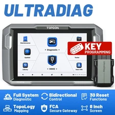 2025 TOPDON UltraDiag OBD2 Scanner Full System Diagnostic Tool & Key Programming