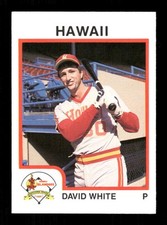 1987 ProCards Hawaii Islanders 188 David White BXCP30