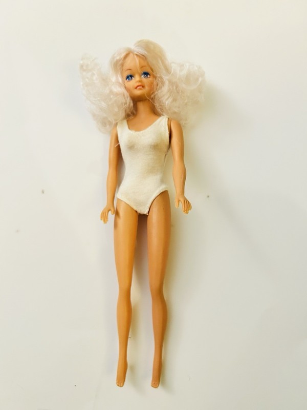 Totsy MS Flair Barbie Clone Fashion Doll #11401 Blonde Hair, 11" White Swimsuit