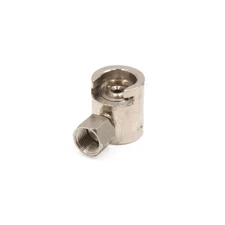 Brass Tone 9mm Thread Button Head Grease Zerk Nipple Fitting Coupler for Car