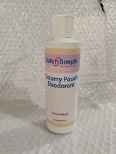 Ostomy  Pouch Deodorant Unscented 8oz Safe n' Simple