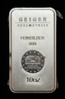 Geiger Edelmetalle 10oz Silver Bar (Security Line Series) Schloss Güldengossa