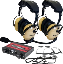 NAVATLAS Communication System - Over-the-Head Headset - Beige NIO232PK