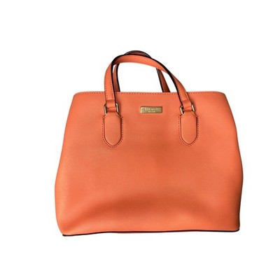 Kate Spade New York Cedar Street Jensen Saffiano Leather Tote Bag Coral Orange