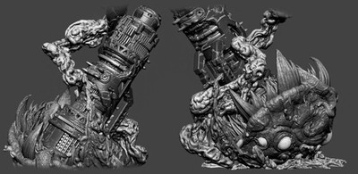 3D gedruckt 16K CA3D - Star-Lord Statue unbemalt Fan Made 1:6
