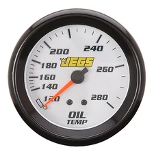 JEGS 41222 2-5/8" Mechanical Oil Temperature Gauge