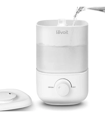 Levoit Luftbefeuchter 2,5L Ultraschall Leise BPA-frei 360° Drehbar Auto-Off