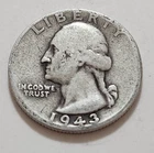 1943 Washington Quarter 90% Silver       (X9)