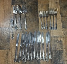 Oneida Flatware Mixed Lot Of 20 Forks Spoons Knives 1881 Rogers