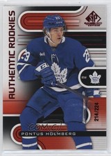 2022 Upper Deck SP Game Used Authentic Rookies Red /224 Pontus Holmberg #203 2d8