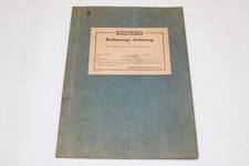 Betriebsanleitung - Blechschere Stahlblechschere - WEINGARTEN - KQK I - 1941