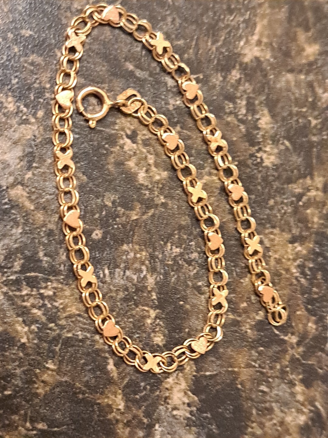 14 Karat Yellow Solid Gold Delicate Designer Brac… - image 20