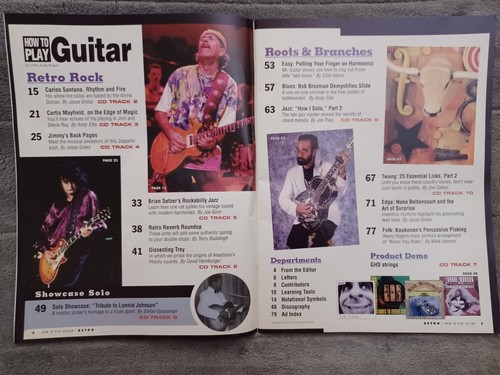 How To Play Gutar Magazine/CD V3N4 Retro (Brian Setzer Cover) - Foto 4 di 6