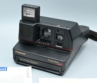 Polaroid Sofortbildkamera Impulse AF Autofokus mit Blitz und Kameratasche