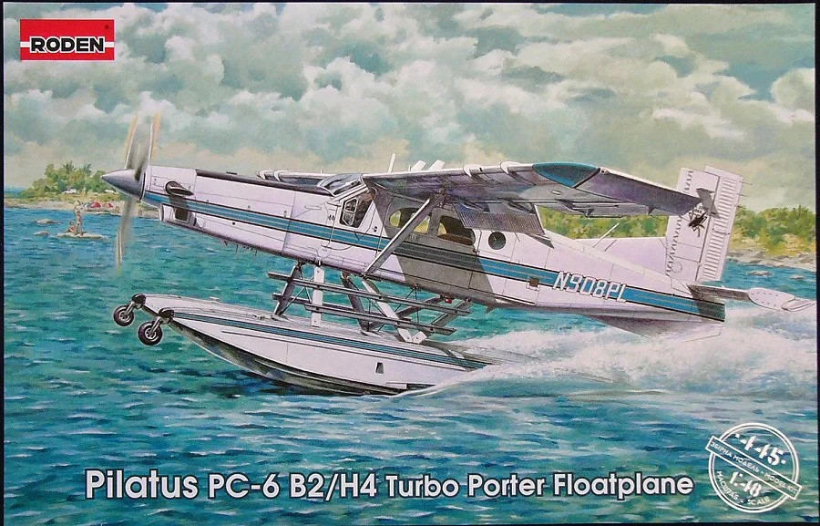 Roden 1/48 445 Pilatus 445 PC-6 B2/H4 Turbo Porter Floatplane