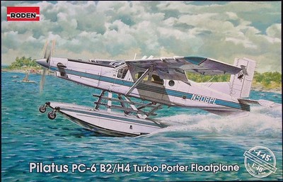 Roden 1/48 445 Pilatus 445 PC-6 B2/H4 Turbo Porter Wasserflugzeug
