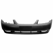 New CAPA Unpainted Front Bumper Cover Replaces YR3Z17D957ECCP For Base Models
