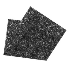 2PCS Self-adhesive Acoustic Guitar Pickguard Blank Sheet 200x175mm Black Pearl