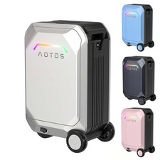 20" LEQISMART Smart Rideable Suitcase 31L Electric Luggage Scooter Travel Case