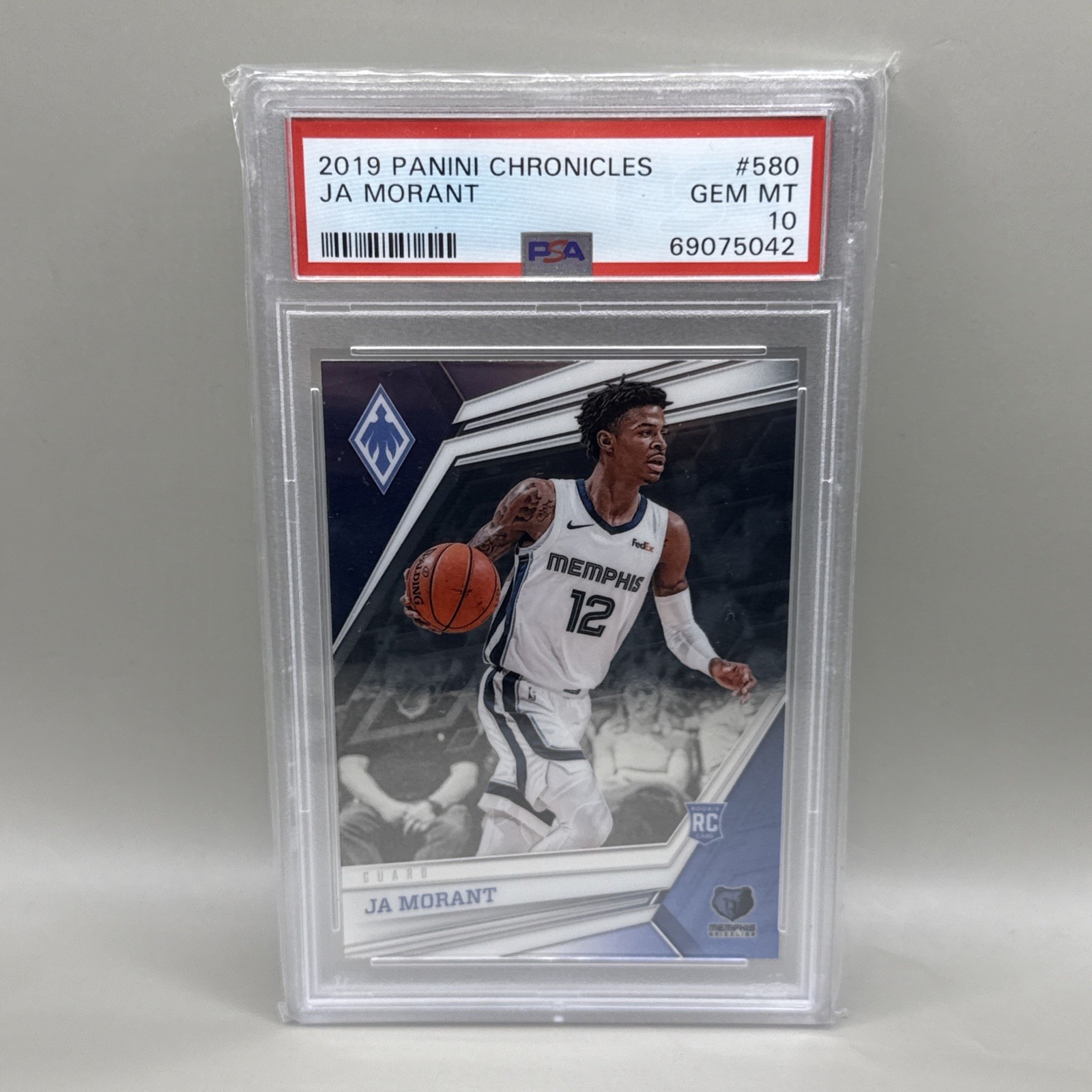 2019-20 Panini Chronicles Phoenix Ja Morant #580 PSA 10 GEM MT Rookie RC